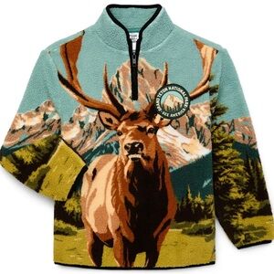 DEER BOYS FLEECE PULL OVER 4/5